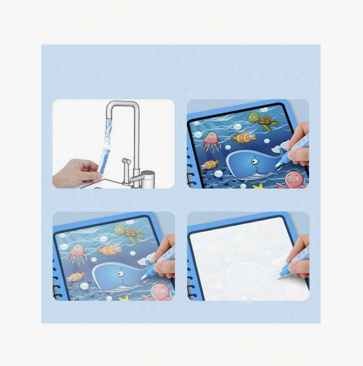 Reusable Water Drawing Book